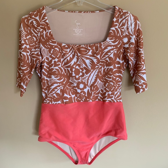 Seea Other - Seea Zuma One Piece Swim Surf Suit Floral Print